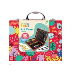 HAPPIHOBBI ΚΑΣΕΤΙΝΑ ΖΩΓΡΑΦΙΚΗΣ DELUXE 50 ΑΞΕΣΟΥΑΡ MY WORLD