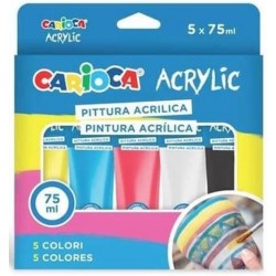 CARIOCA ΑΚΡΥΛΙΚΑ ΧΡΩΜΑΤΑ ΖΩΓΡΑΦΙΚΗΣ 75ML (5 ΧΡ)