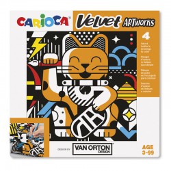 CARIOCA ΣΧΕΔΙΑ ΖΩΓΡΑΦΙΚΗΣ VELVET ARTWORKS: VAN ORTON (4 ΤΕΜ)