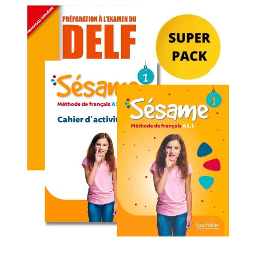 SESAME 1 & DELF PRIM A1.1 SUPER PACK - Ε' ΔΗΜ PR1