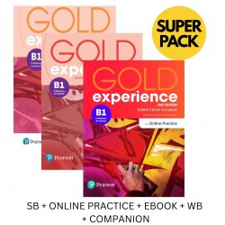 GOLD EXPERIENCE B1 SUPER PACK (SB + ONLINE PRACTICE + EBOOK + WB + COMPANION) 2ND ED