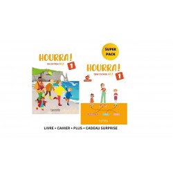 HOURRA! 1 SUPER PACK (LIVRE + CAHIER + PLUS + CADEAU SURPRISE) N/E