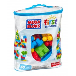 FISHER-PRICE - MEGA BLOKS: ΤΟΥΒΛΑΚΙΑ - ΤΣΑΝΤΑ ΜΠΛΕ 60 ΤΜΧ.- DCH55-8700