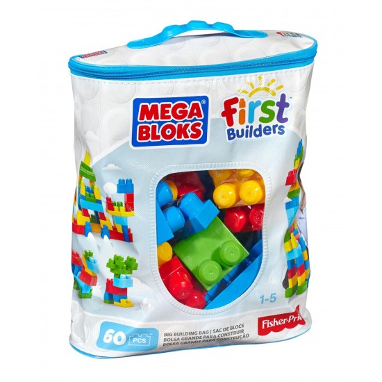 FISHER-PRICE - MEGA BLOKS: ΤΟΥΒΛΑΚΙΑ - ΤΣΑΝΤΑ ΜΠΛΕ 60 ΤΜΧ.- DCH55-8700