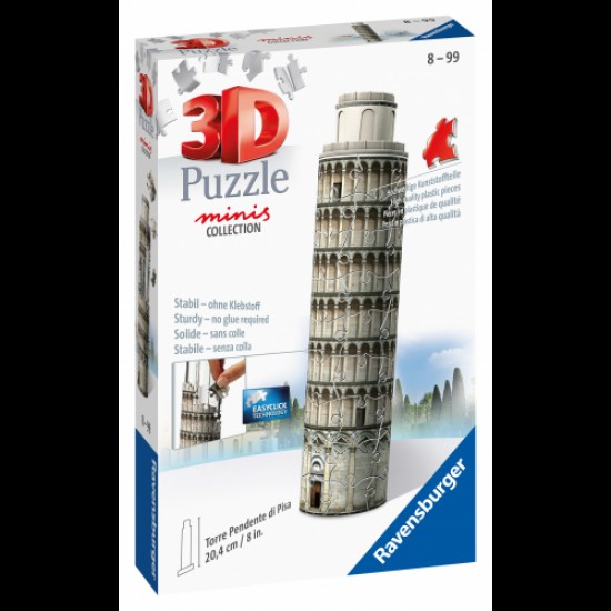 3D PUZZLE MINI 54 ΤΕΜ. ΠΥΡΓΟΣ ΤΗΣ ΠΙΖΑΣ