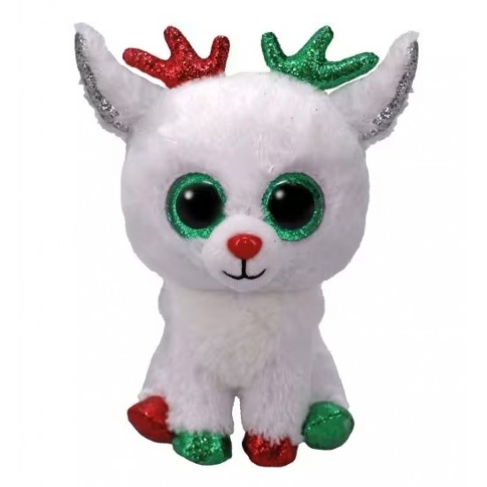 TY BEANIE BOOS ΛΟΥΤΡΙΝΟ: ΧΝΟΥΔΩΤΟΣ ΤΑΡΑΝΔΟΣ ΛΕΥΚΟΣ 15 ΕΚ.