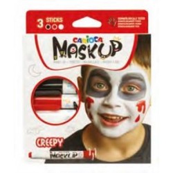 CARIOCA ΜΑΡΚΑΔΟΡΟΙ ΠΡΟΣΩΠΟΥ MASK UP CREEPY (3 TEM)