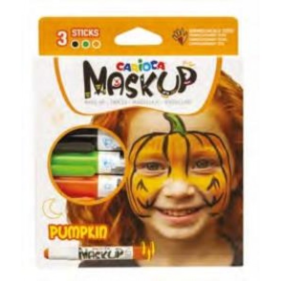 CARIOCA ΜΑΡΚΑΔΟΡΟΙ ΠΡΟΣΩΠΟΥ MASK UP PUMPKIN (3 TEM)