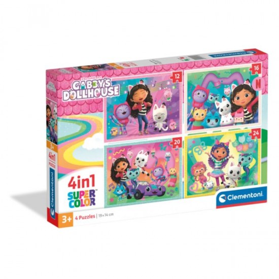 ΠΑΖΛ 4 ΣΕ 1 S.C. GABBY'S DOLLHOUSE