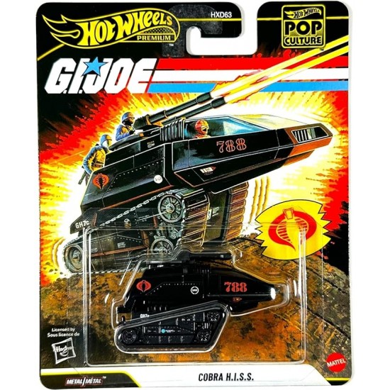 HOT WHEELS PREMIUM - POP CULTURE: COBRA H.I.S.S. - JHW83