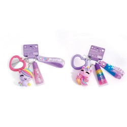 HAPPIHOBBI ΜΠΡΕΛΟΚ ΜΕ LIP GLOSS & ΦΙΓΟΥΡΑ SPARKLE LOVE (3 ΣΧΕΔΙΑ - ΤΥΧΑΙΑ ΕΠΙΛΟΓΗ)