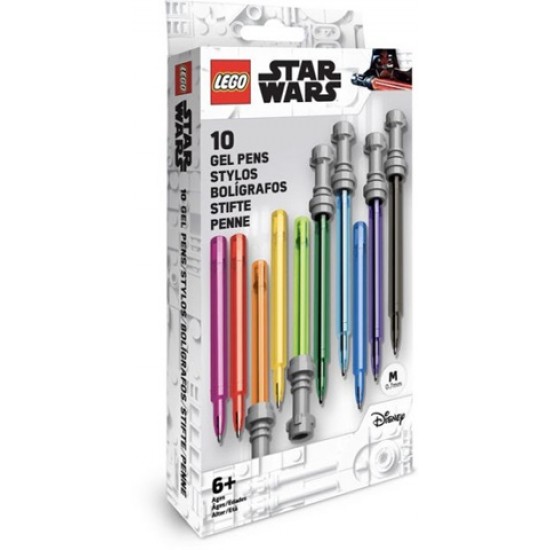 LEGO® STAR WARS™ LIGHTSABER™ GEL ΣΤΥΛΟ - ΠΑΚΕΤΟ 10 ΧΡΩΜΑΤΑ