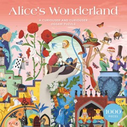 ALICE'S WONDERLAND : A CURIOUSER AND CURIOUSER JIGSAW PUZZLE