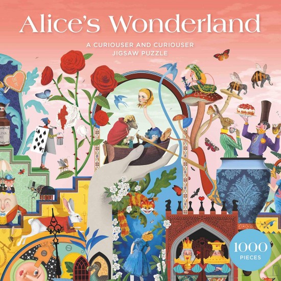 ALICE'S WONDERLAND : A CURIOUSER AND CURIOUSER JIGSAW PUZZLE