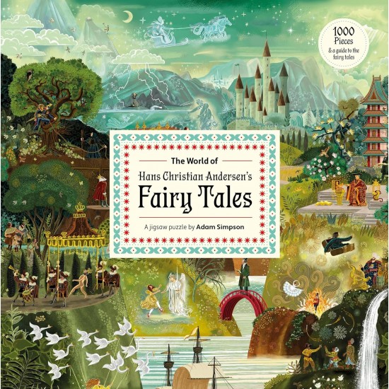 THE WORLD OF HANS CHRISTIAN ANDERSEN'S FAIRY TALES - A 1000-PIECE JIGSAW PUZZLE BY ADAM SIMPSON