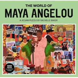 THE WORLD OF MAYA ANGELOU - A 1000-PIECE JIGSAW PUZZLE BY RACHELLE BAKER