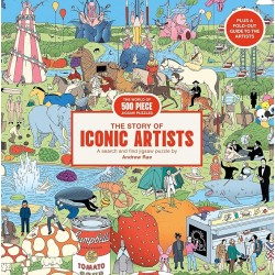 THE STORY OF ICONIC ARTISTS: A JIGSAW PUZZLE - 500 PIECES