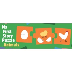 MY FIRST STORY PUZZLE ANIMALS: 3-PIECE PUZZLES
