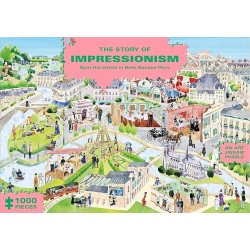 THE STORY OF IMPRESSIONISM: A JIGSAW PUZZLE - 1000 PIECES