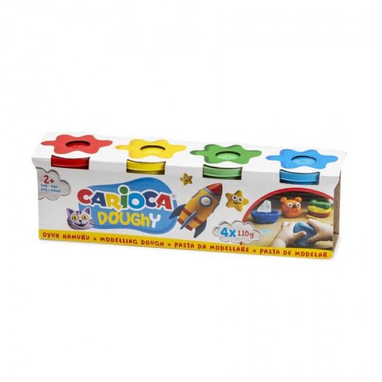 CARIOCA DOUGHY ΠΗΛΟΣ ΜΟΝΤΕΛΙΣΜΟΥ 4 X 110GR