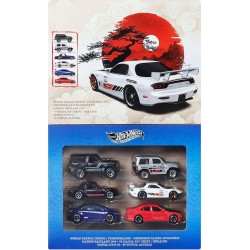 HOT WHEELS SILVER SERIES - STREETS OF JAPAN ΣΕΤ ΤΩΝ 6 - JLB23