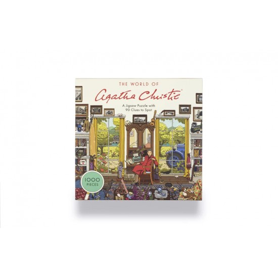 THE WORLD OF AGATHA CHRISTIE: Α JIGSAW PUZZLE WITH 90 CLUES TO SPOT - 1000 PIECES