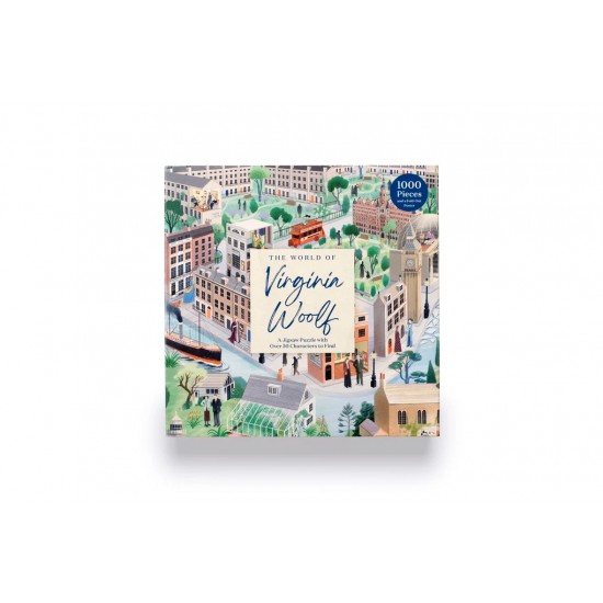 THE WORLD OF VIRGINIA WOOLF : A JIGSAW PUZZLE WITH OVER 50 CHARACTERS TO FIND - 1000 PIECES