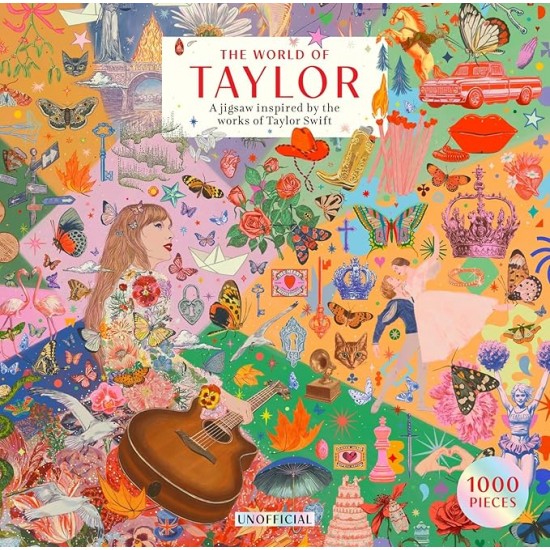 THE WORLD OF TAYLOR - AN UNOFFICIAL 1000-PIECE JIGSAW PUZZLE INSPIRED BY THE WORKS OF TAYLOR SWIFT