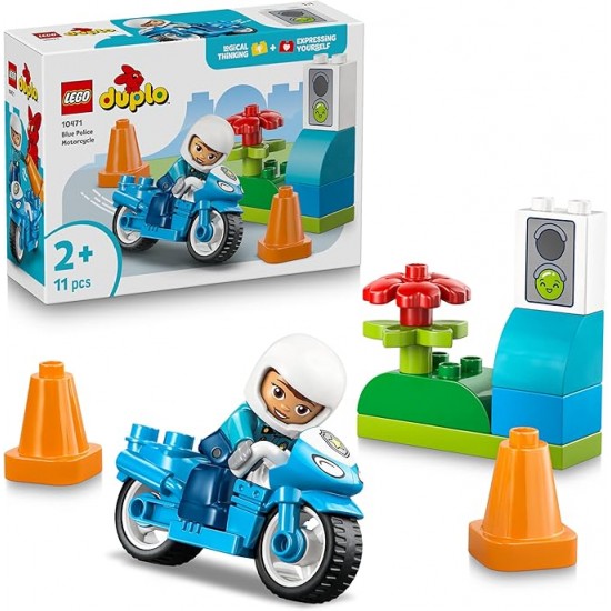 LEGO® DUPLO®: BLUE POLICE MOTORCYCLE