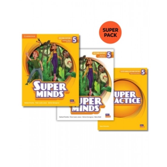 SUPER MINDS 5 SUPER PACK 2 (SB + WB + SUPER PRACTICE + WORDLIST) 2ND ED
