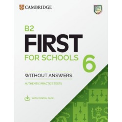 CAMBRIDGE ENGLISH FIRST FOR SCHOOLS 6 WO/A