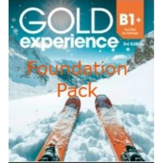 GOLD EXPERIENCE B1+ FOUNDATION PACK (SB + EBOOK + ONLINE PRACTICE + WB) 3RD ED