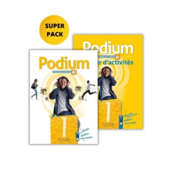 PODIUM 1 SUPER PACK (LIVRE + CAHIER + LEXIQUE + CADEAU SURPRISE)