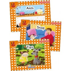 JOLLY PHONICS ORANGE LEVEL READERS SET 1 : IN PRECURSIVE LETTERS (BRITISH ENGLISH EDITION)