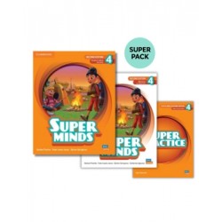 SUPER MINDS 4 SUPER PACK 2 (SB + WB + SUPER PRACTICE + WORDLIST) 2ND ED