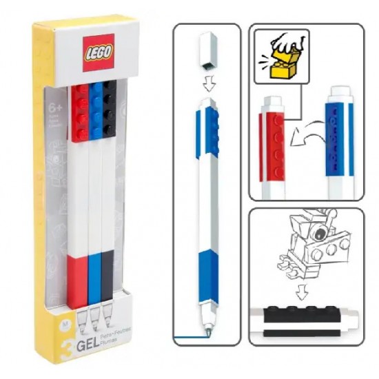 LEGO® GEL PENS 3 PACK