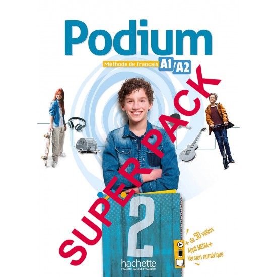 PODIUM 2 SUPER PACK (LIVRE + CAHIER + LEXIQUE + CADEAU SURPRISE)