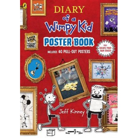 DIARY OF A WIMPY KID POSTER BOOK (INCLUDES 40 PULL-OUT POSTERS) PB