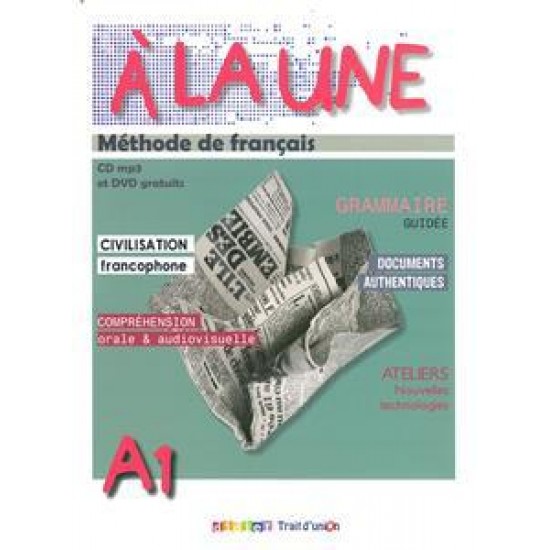 A' LA UNE A1 ELEVE ( PLUS CD  PLUS  DVD)