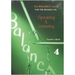 BALANCE 4 (CAMBRIDGE PROFICIENCY SPEAKING & LISTENING) TEACHER'S