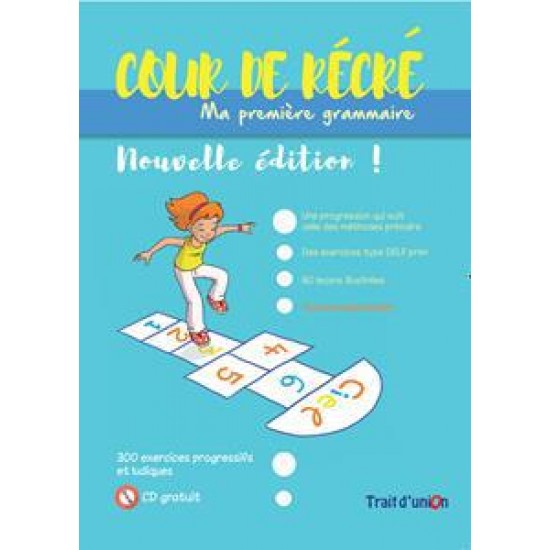 COUR DE RECRE - MA PREMIERE GRAMMAIRE ( PLUS CD) 2019