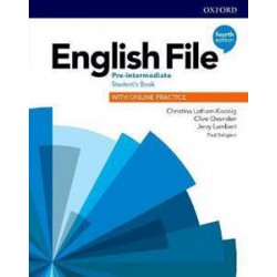 ENGLISH FILE 4TH EDITION PRE-INTERMEDIATE STUDENT'S BOOK WITH ONLINE PRACTICE