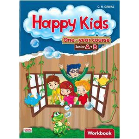 HAPPY KIDS JUNIOR A & B WORKBOOK & WORDS & GRAMMAR