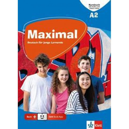 MAXIMAL A2 KURSBUCH ( PLUS AUDIO & VIDEO ONLINE PLUS KLETT BOOK-APP)