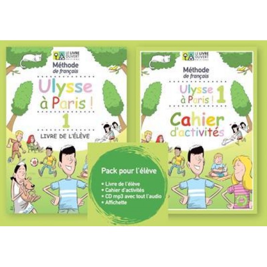 ULYSSE A PARIS 1 PACK (LIVRE D'ELEVE PLUS CAHIER D'ACTIVITES)