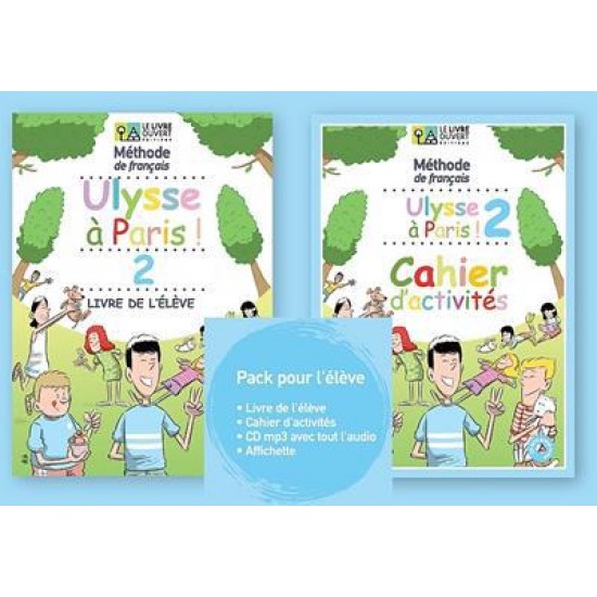 ULYSSE A PARIS 2 PACK (LIVRE D'ELEVE PLUS CAHIER D'ACTIVITES)