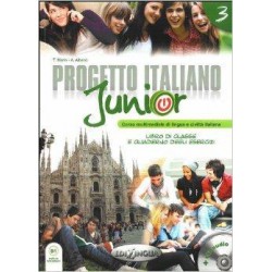 PROGETTO ITALIANO JUNIOR 3 STUDENTE ED ESERCIZI ( PLUS CD)