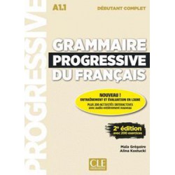 GRAMMAIRE PROGRESSIVE DU FRANCAIS DEBUTANT COMPLET ( PLUS 200 EXERCICES PLUS CD) 2ND EDITION